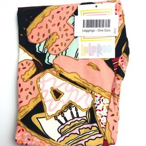 LuLaRoe OS Birthday Leggings